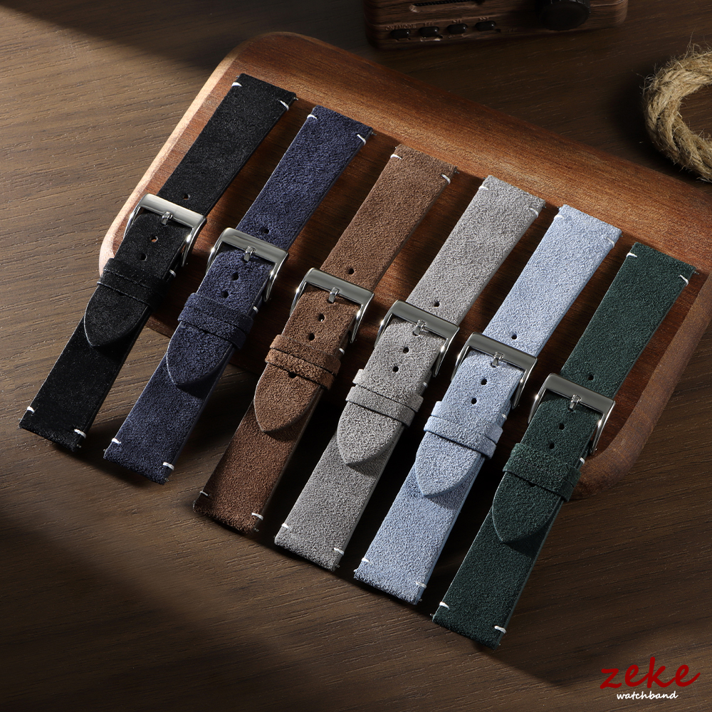 20mm 22mm Wristband Quick Rele - Suede Strap Watch reseña y precio