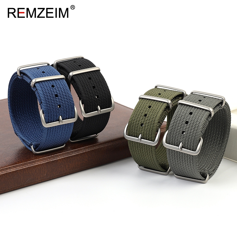 New Ribbed Nylon Watch Strap 1 - Canvas Strap Watch reseña y precio