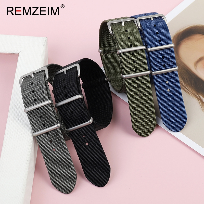 New Ribbed Nylon Watch Strap 1 - Canvas Strap Watch reseña y precio