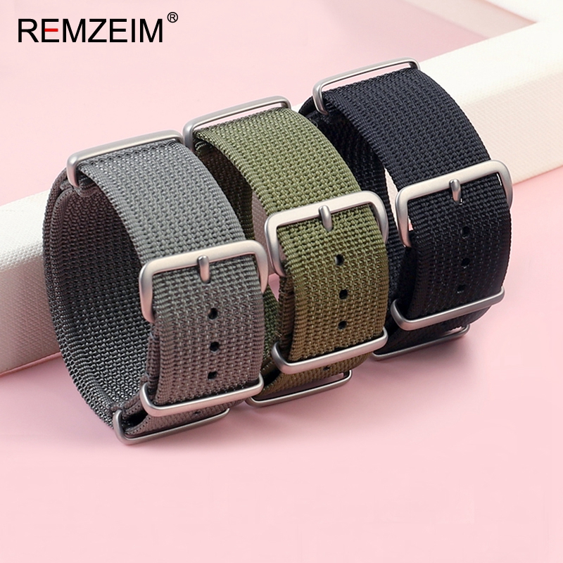 New Ribbed Nylon Watch Strap 1 - Canvas Strap Watch reseña y precio