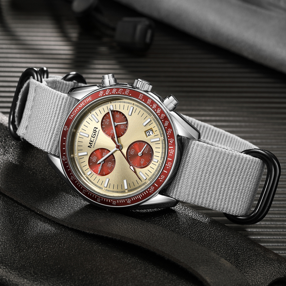 MEGIR New Luxury Men's Watches - Canvas Strap Watch reseña y precio