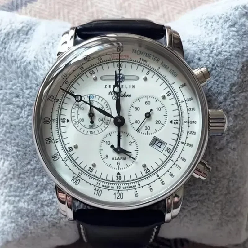 Zeppelin Airship Automatic Dat - Leather Watch Band Men reseña y precio