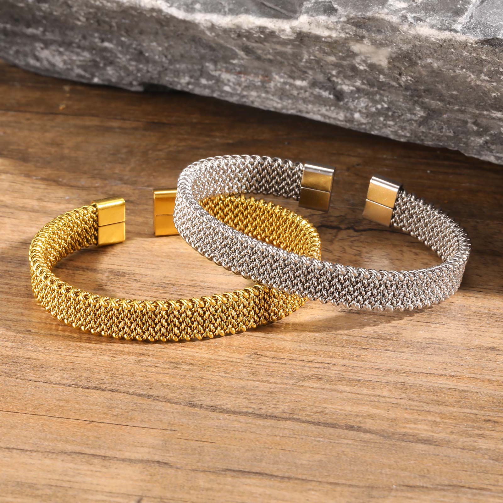10mm Braided Stretch Strap Ope - Mesh Strap Metal reseña y precio