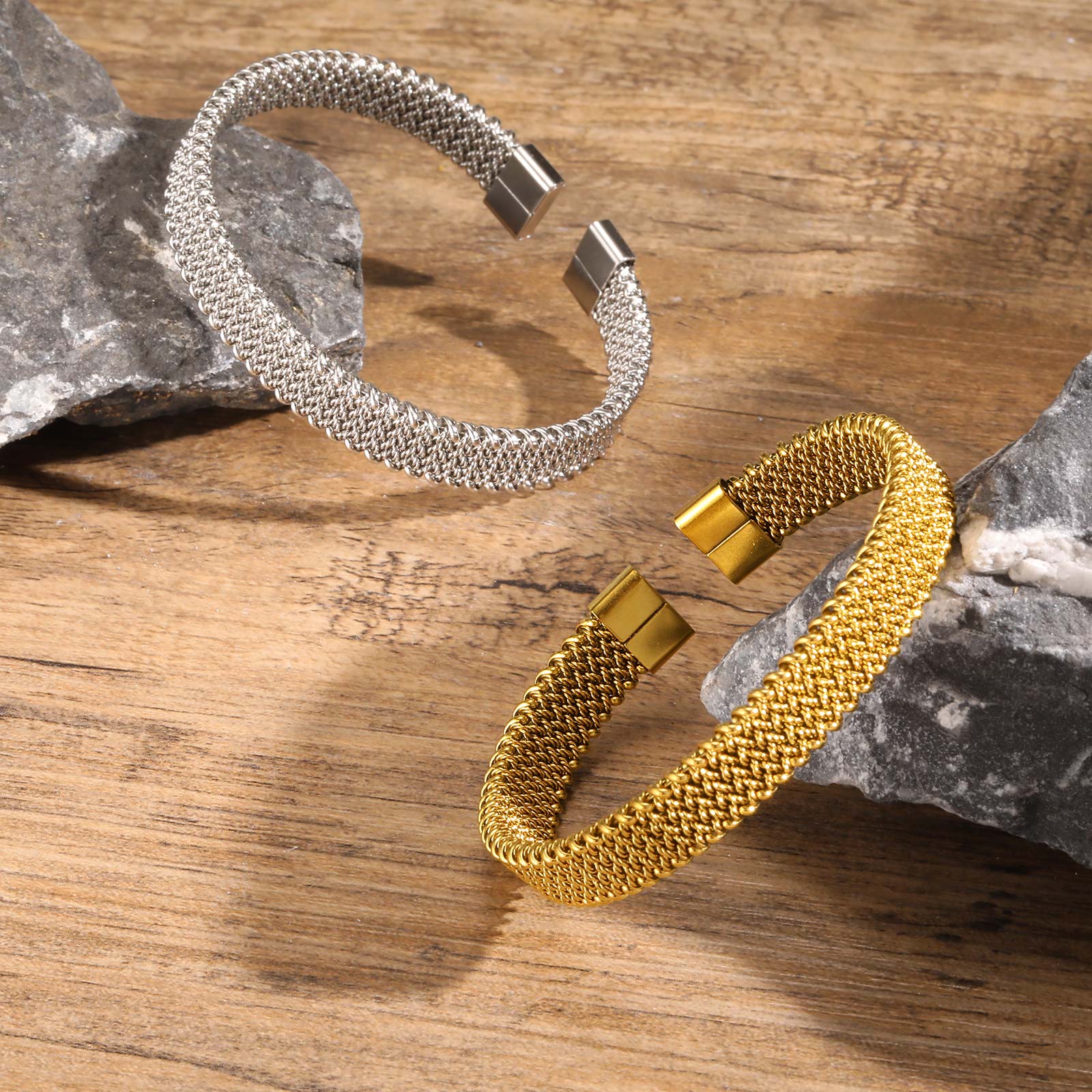 10mm Braided Stretch Strap Ope - Mesh Strap Metal reseña y precio