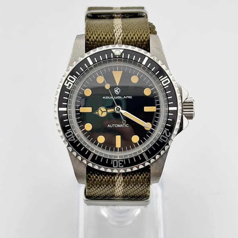 NH35 vintage 40mm sapphire gla - Tropic Strap Vintage reseña y precio
