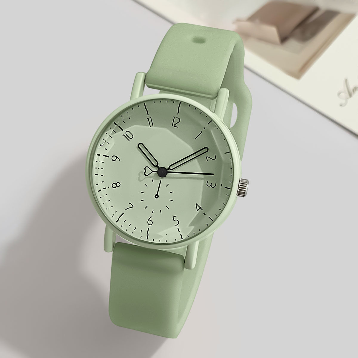 Fashion Arabic Dial Women Quar - Silicone Band Women reseña y precio