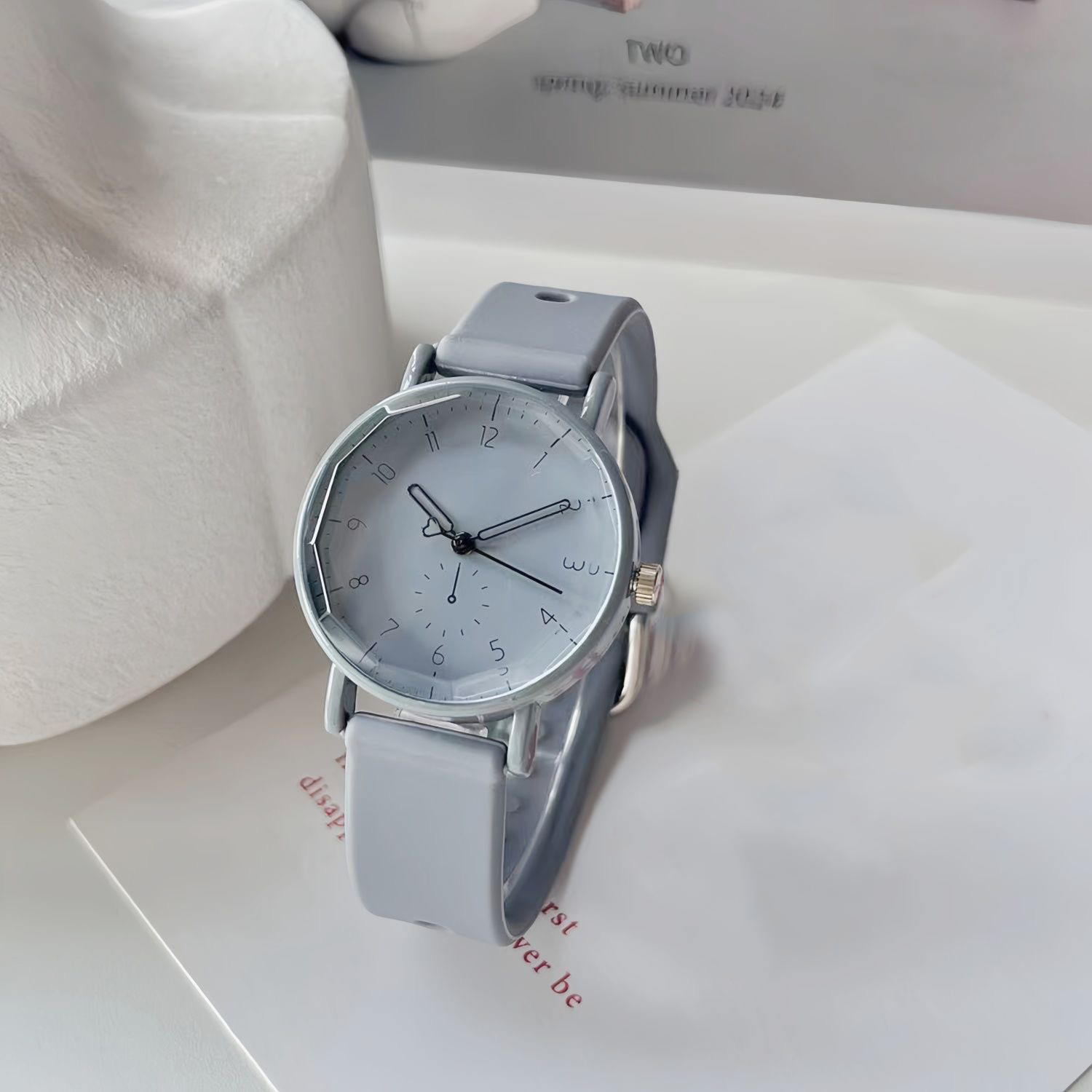 Fashion Arabic Dial Women Quar - Silicone Band Women reseña y precio