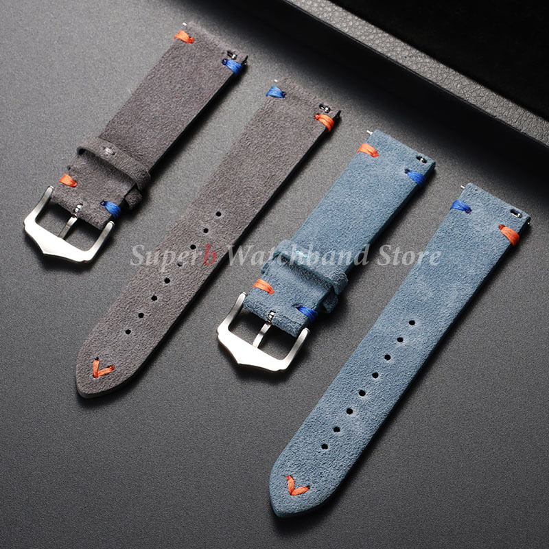 Suede Leather Watch Strap 18mm - Suede Strap Watch reseña y precio