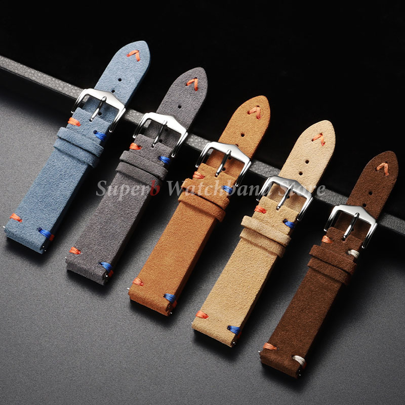 Suede Leather Watch Strap 18mm - Suede Strap Watch reseña y precio
