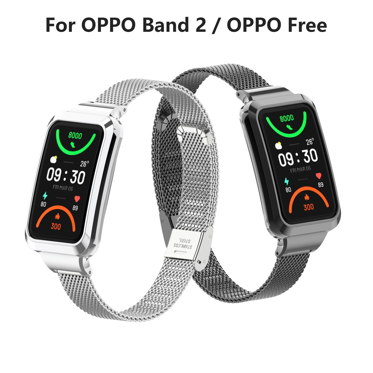 Suitable for Oppo Band 2 Stain - Mesh Strap Metal reseña y precio