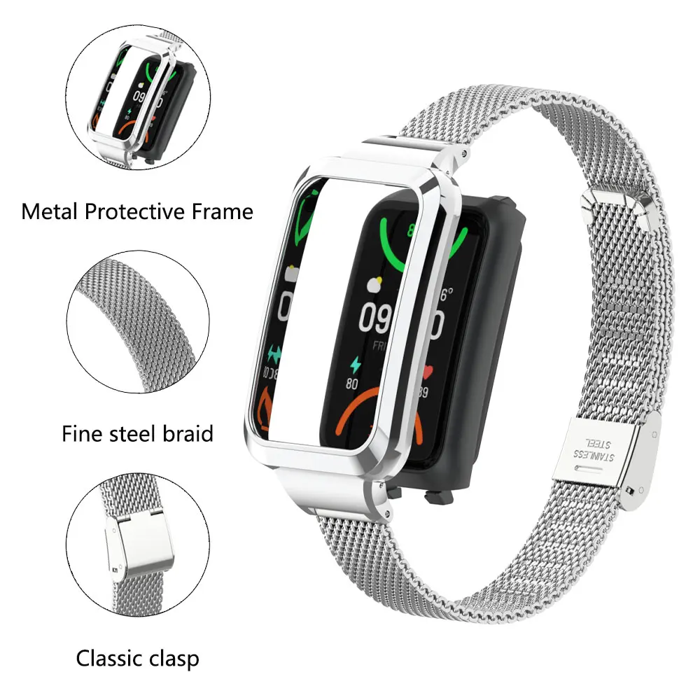 Suitable for Oppo Band 2 Stain - Mesh Strap Metal reseña y precio