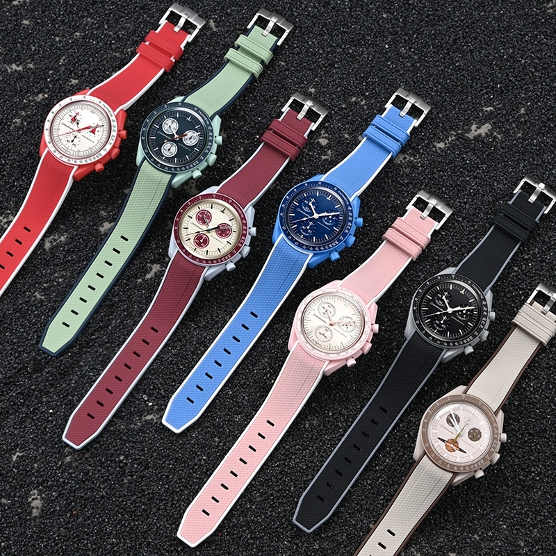 For Omega Swatch 20mm Curve Wa - Buckle Pin Ss reseña y precio