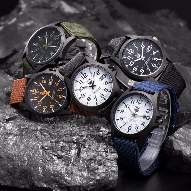 Men'S Quartz Watch Student Sim - Tropic Strap Vintage reseña y precio