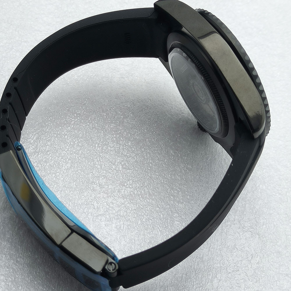 40MM NH36 Watch Black Men's St - Stainless Bracelet Diver reseña y precio