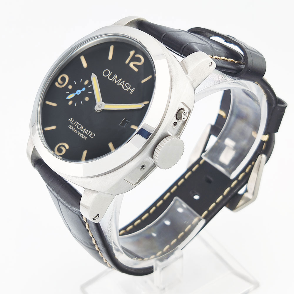 44mm Men's watch Seagull st255 - Stainless Bracelet Diver reseña y precio