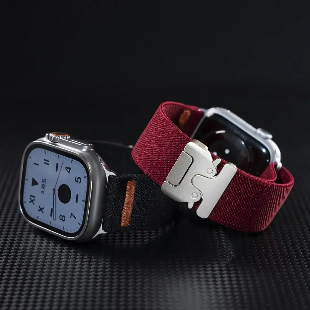 Nylon Strap for Apple Watch ba - Parachute Strap Elastic reseña y precio