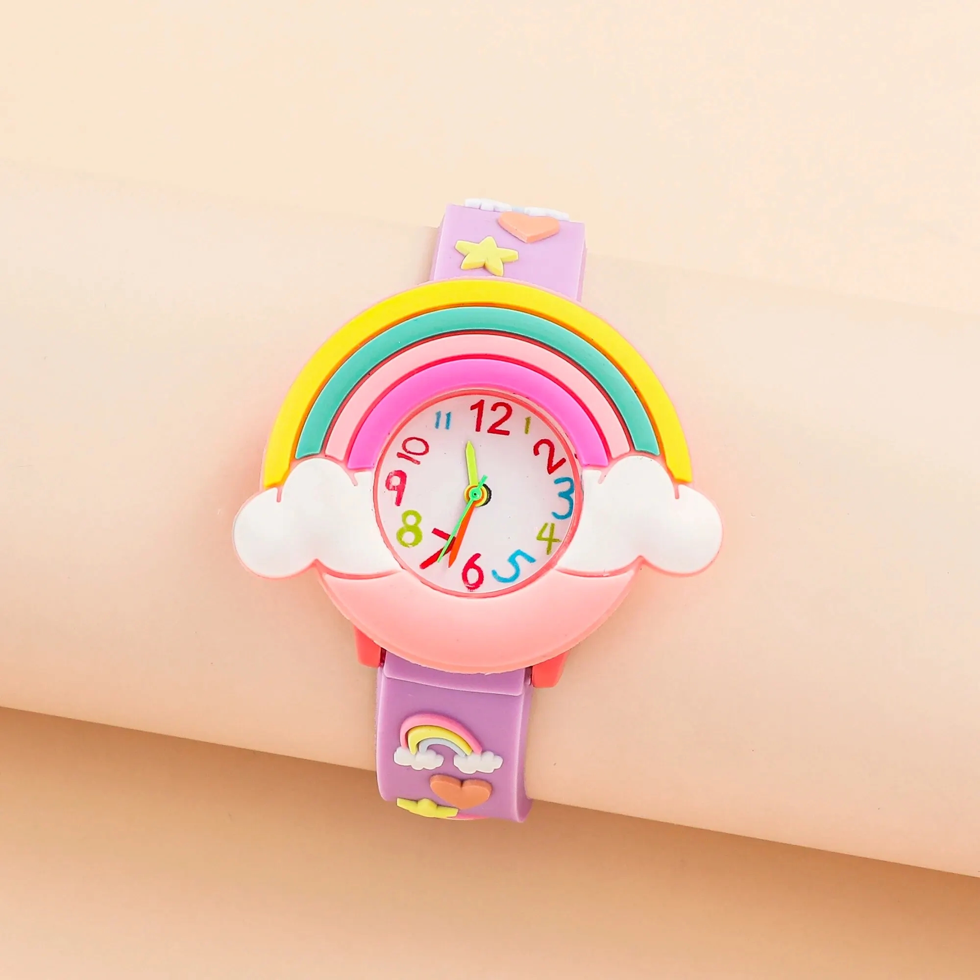 2024 New Rainbow Cloud Printed - Silicone Watch Band 22Mm reseña y precio