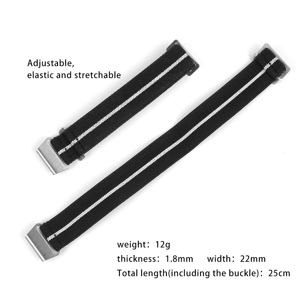 Nylon Watch Band 18mm 20mm 22m - Parachute Strap Elastic reseña y precio