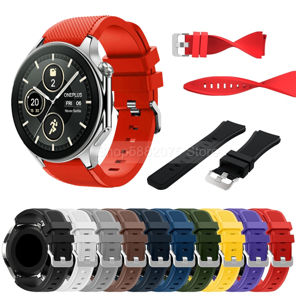 22mm Silicone Strap For OPPO W - Silicone Watch Band 22Mm reseña y precio
