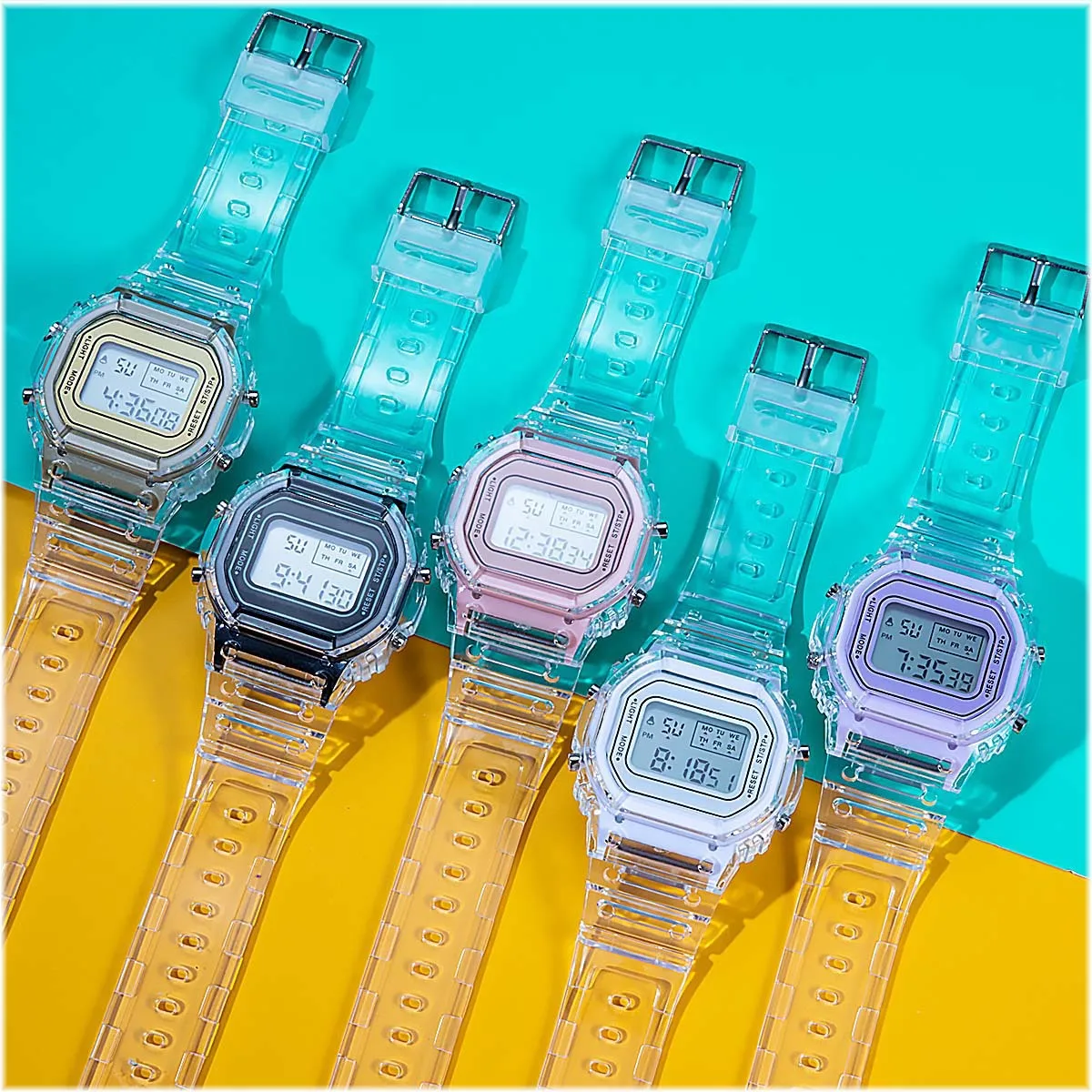 PCV/F91W Steel Strap Watch LED - Tropic Strap Vintage reseña y precio