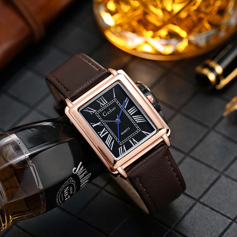 New Fashion Luxury Designer Re - Leather Watch Band Men reseña y precio