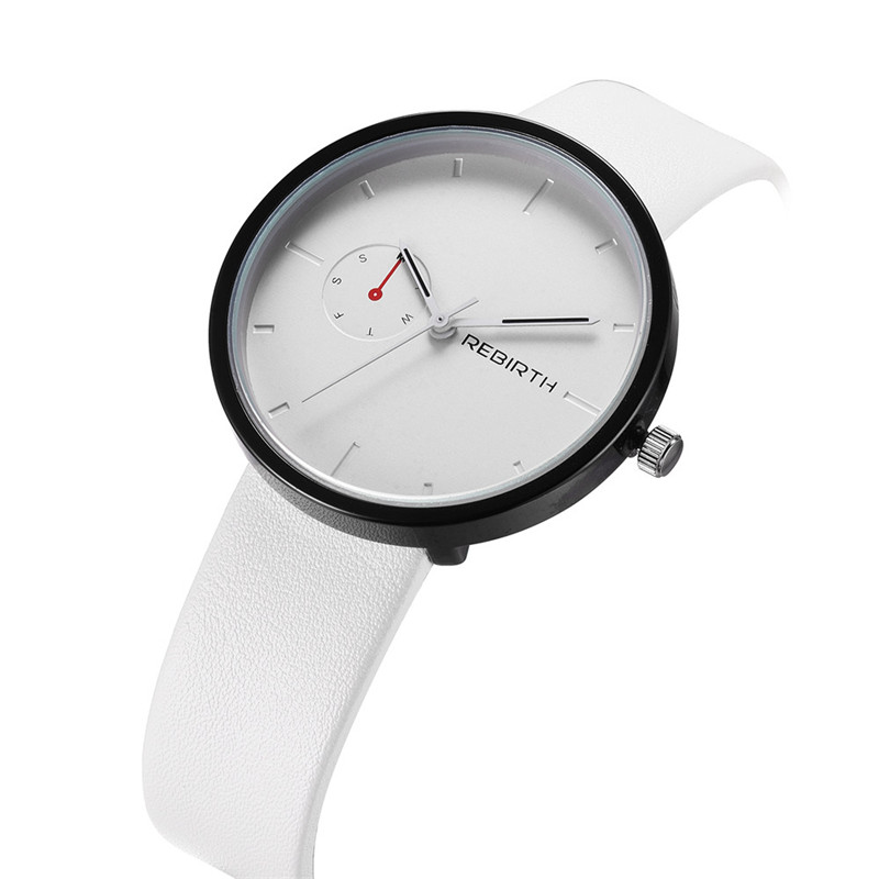 2018 Rebirth Popular Men Women - Leather Watch Band Men reseña y precio
