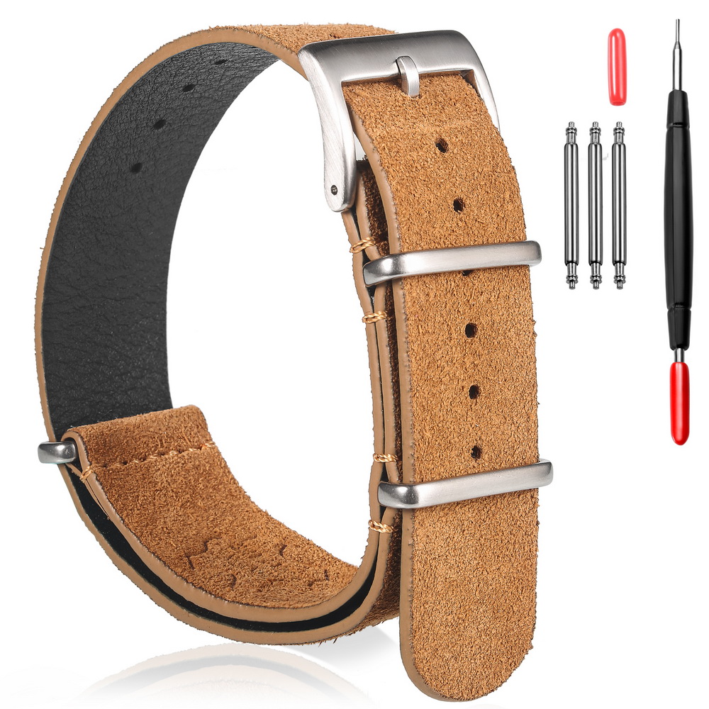 HEMSUT Genuine Leather Watch B - Tropic Strap Vintage reseña y precio