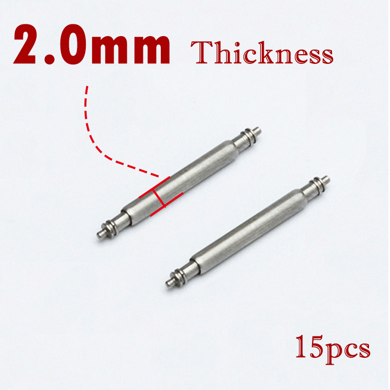 15pcs Watch Band Pin 2.0mm Dia - Spring Bar Tool Set reseña y precio