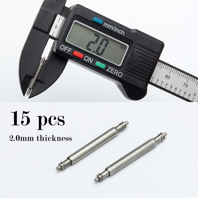 15pcs Watch Band Pin 2.0mm Dia - Spring Bar Tool Set reseña y precio
