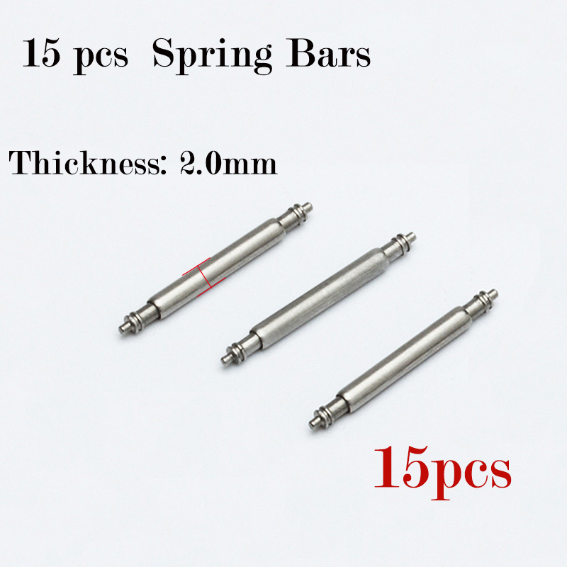 15pcs Watch Band Pin 2.0mm Dia - Spring Bar Tool Set reseña y precio