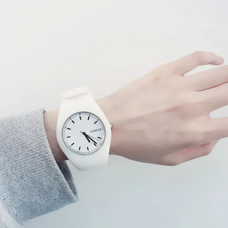 Men watch Women Cream Color Ul - Silicone Band Women reseña y precio