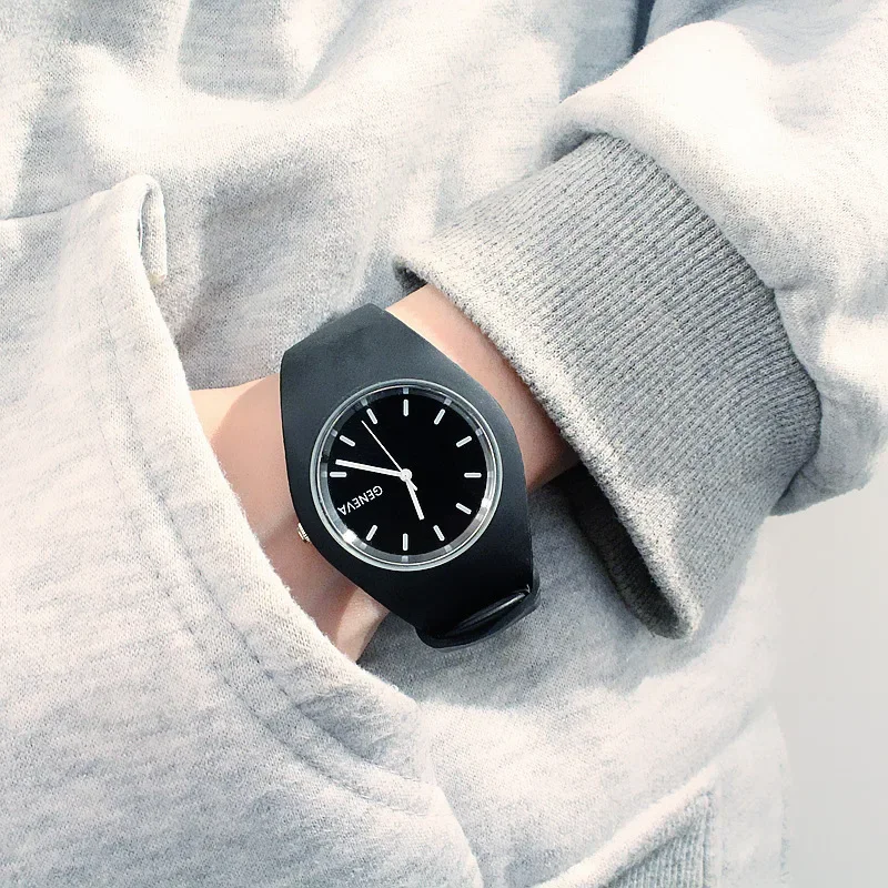 Men watch Women Cream Color Ul - Silicone Band Women reseña y precio