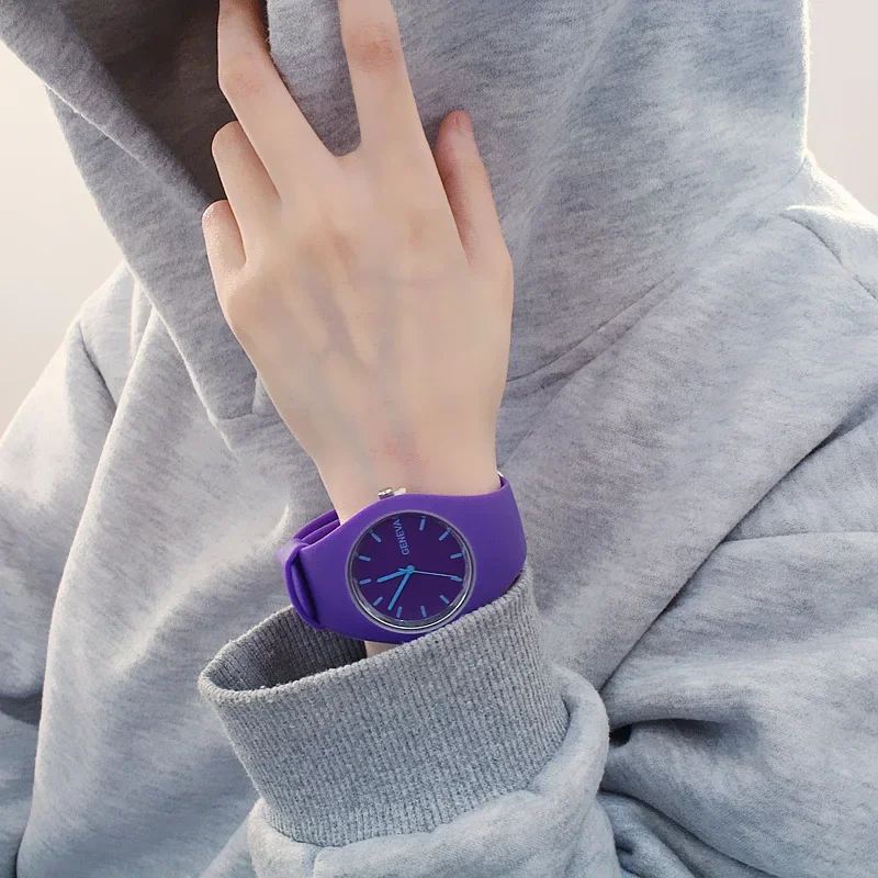Men watch Women Cream Color Ul - Silicone Band Women reseña y precio