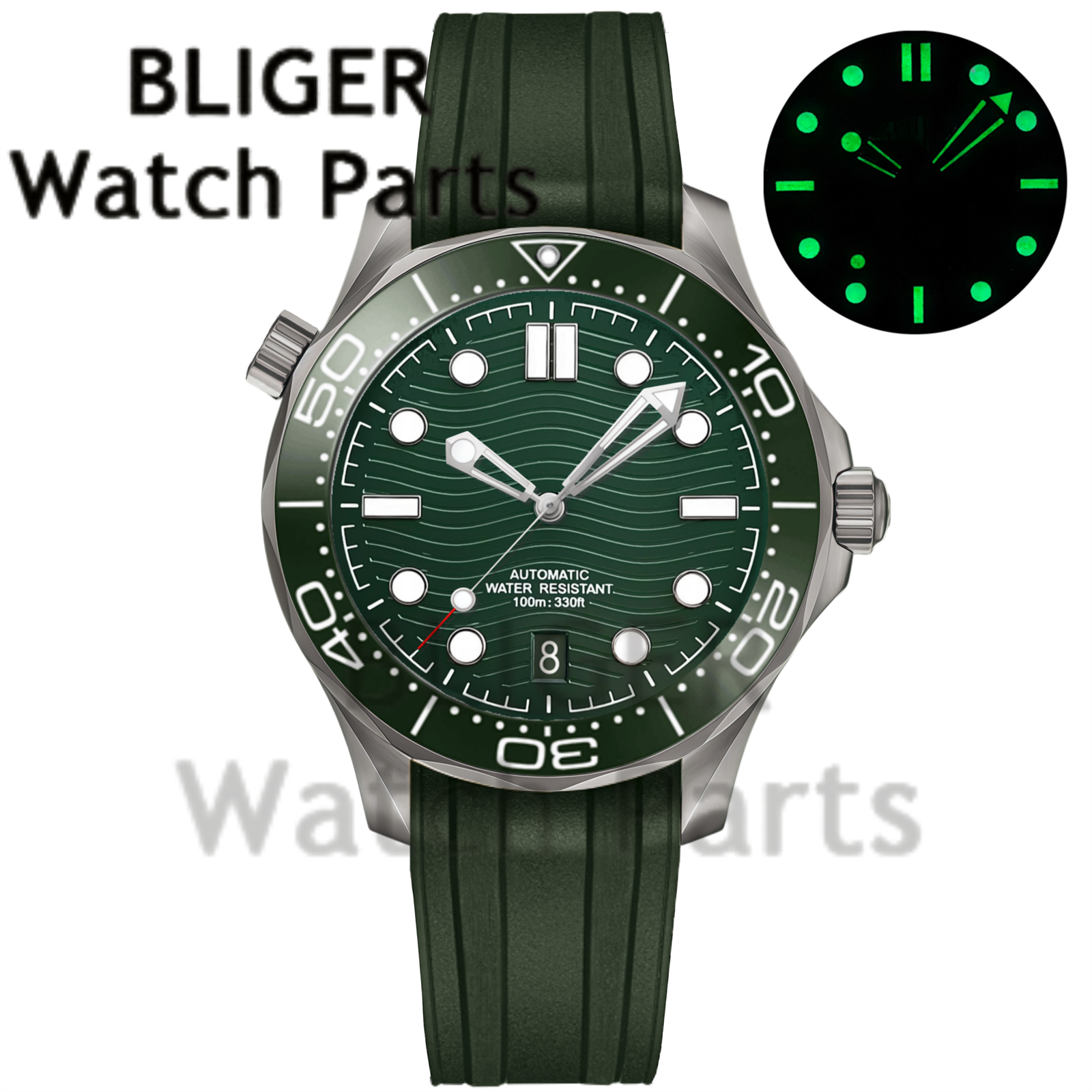 Customizable DIY 41mm Titanium - Stainless Bracelet Diver reseña y precio