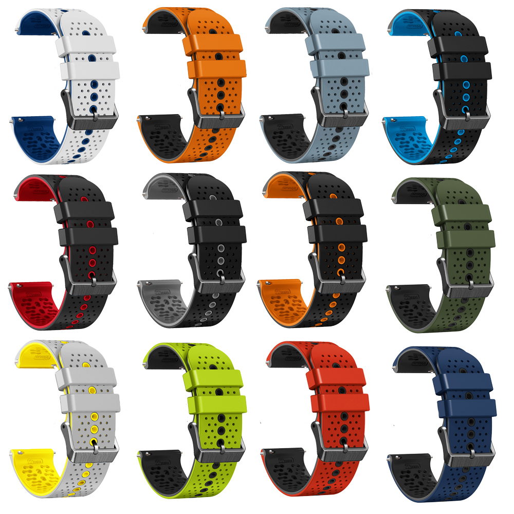 22mm Silicone Band For COROS P - Silicone Watch Band 22Mm reseña y precio