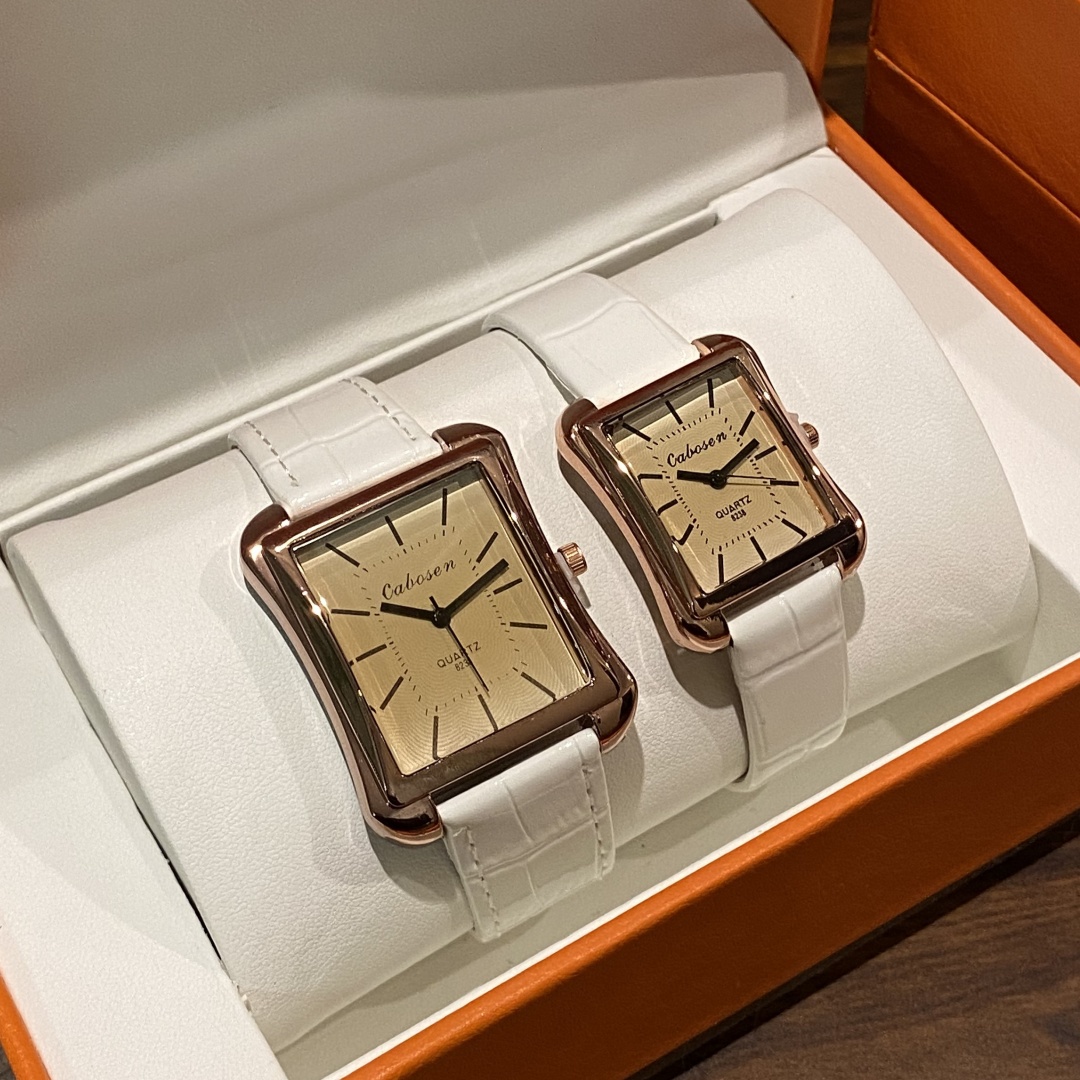 Couple Watch Quartz Movement B - Leather Watch Band Men reseña y precio