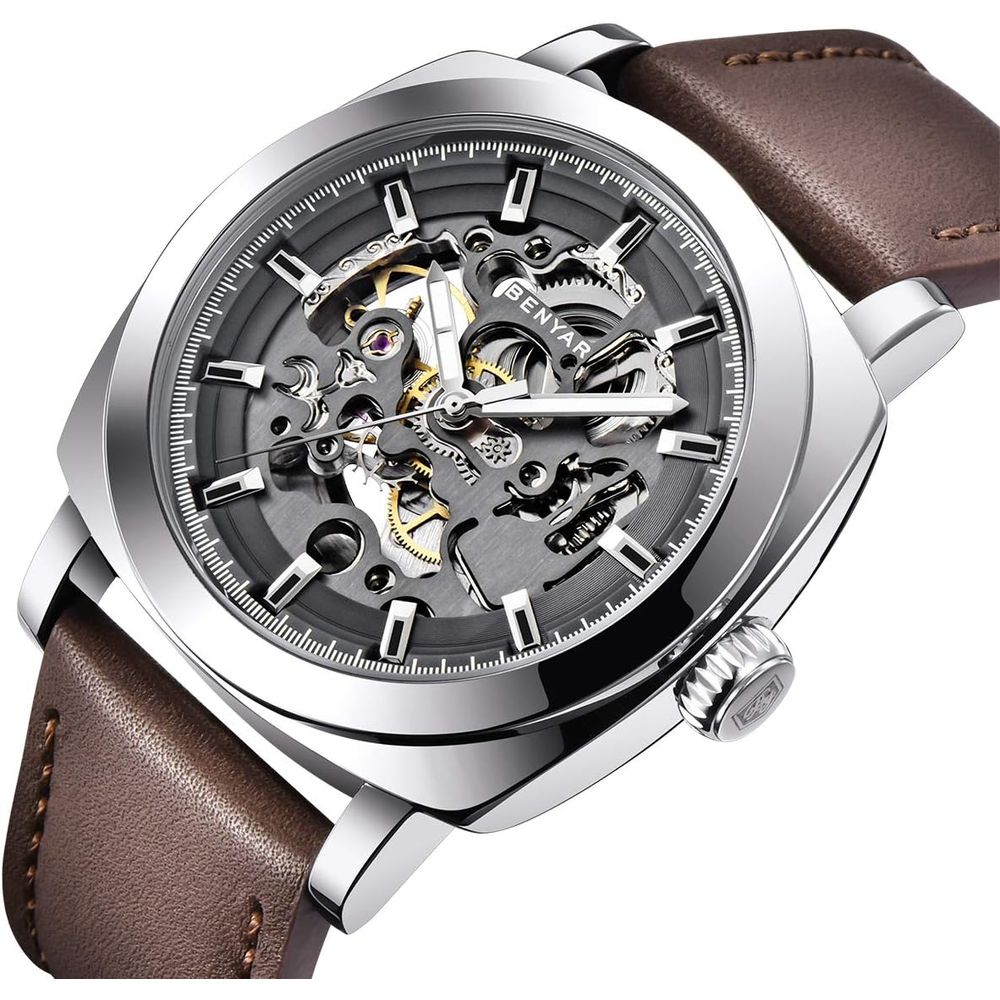 Men's 45mm Automatic Mechanica - Canvas Strap Watch reseña y precio