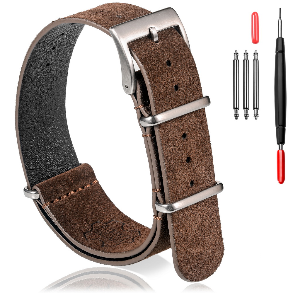 HEMSUT Genuine Leather Watch B - Tropic Strap Vintage reseña y precio