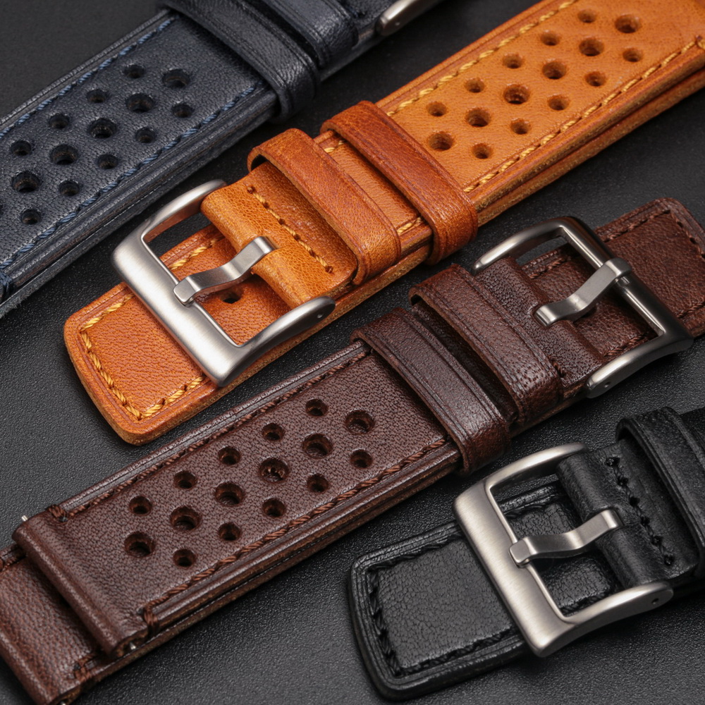 Hemsut Genuine Leather Watch B - Leather Strap Quick Release reseña y precio