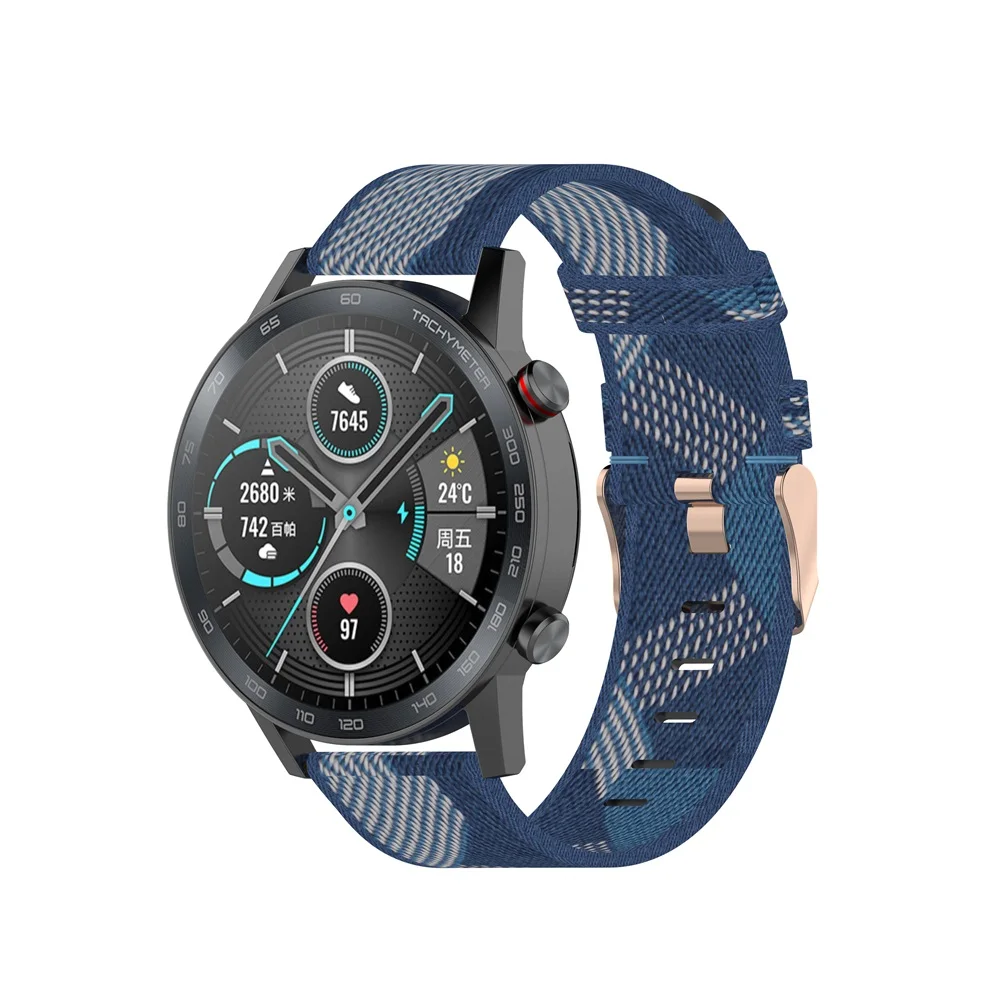 AKBNSTED 22MM Camouflage Nylon - Canvas Strap Watch reseña y precio