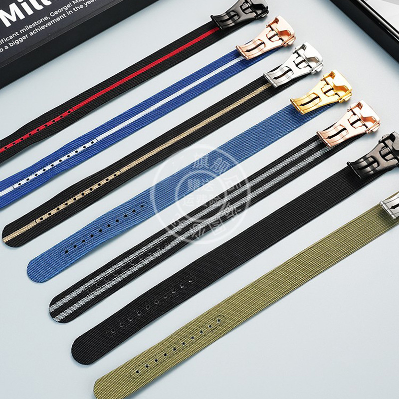 New design integrated canvas w - Nato Strap Nylon reseña y precio