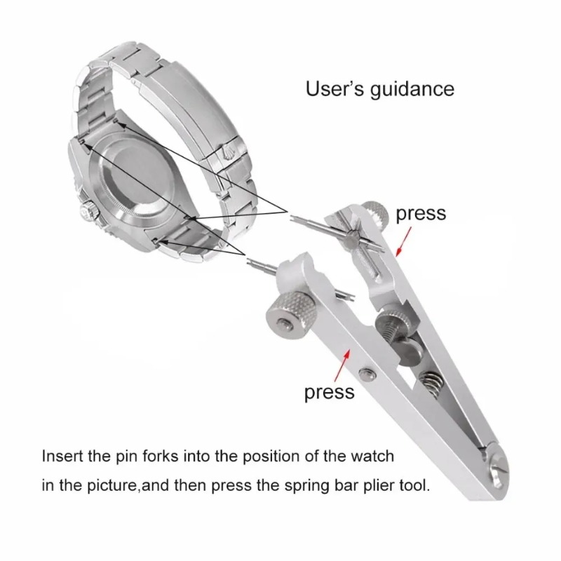 Aluminum Alloy Watch Band Remo - Spring Bar Tool Set reseña y precio