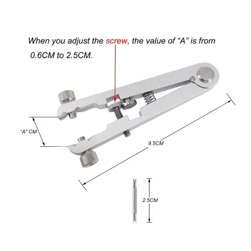 Aluminum Alloy Watch Band Remo - Spring Bar Tool Set reseña y precio