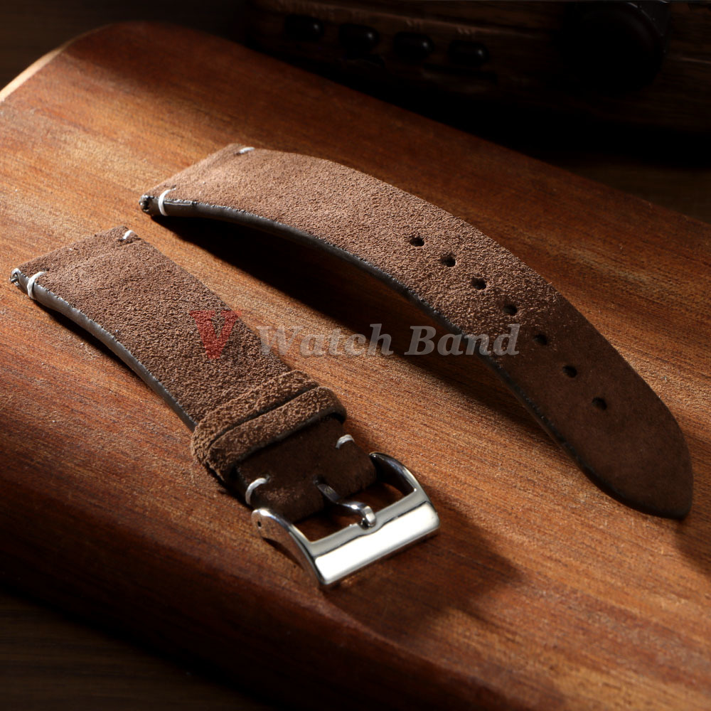 20mm 22mm High Quality Suede C - Suede Strap Watch reseña y precio