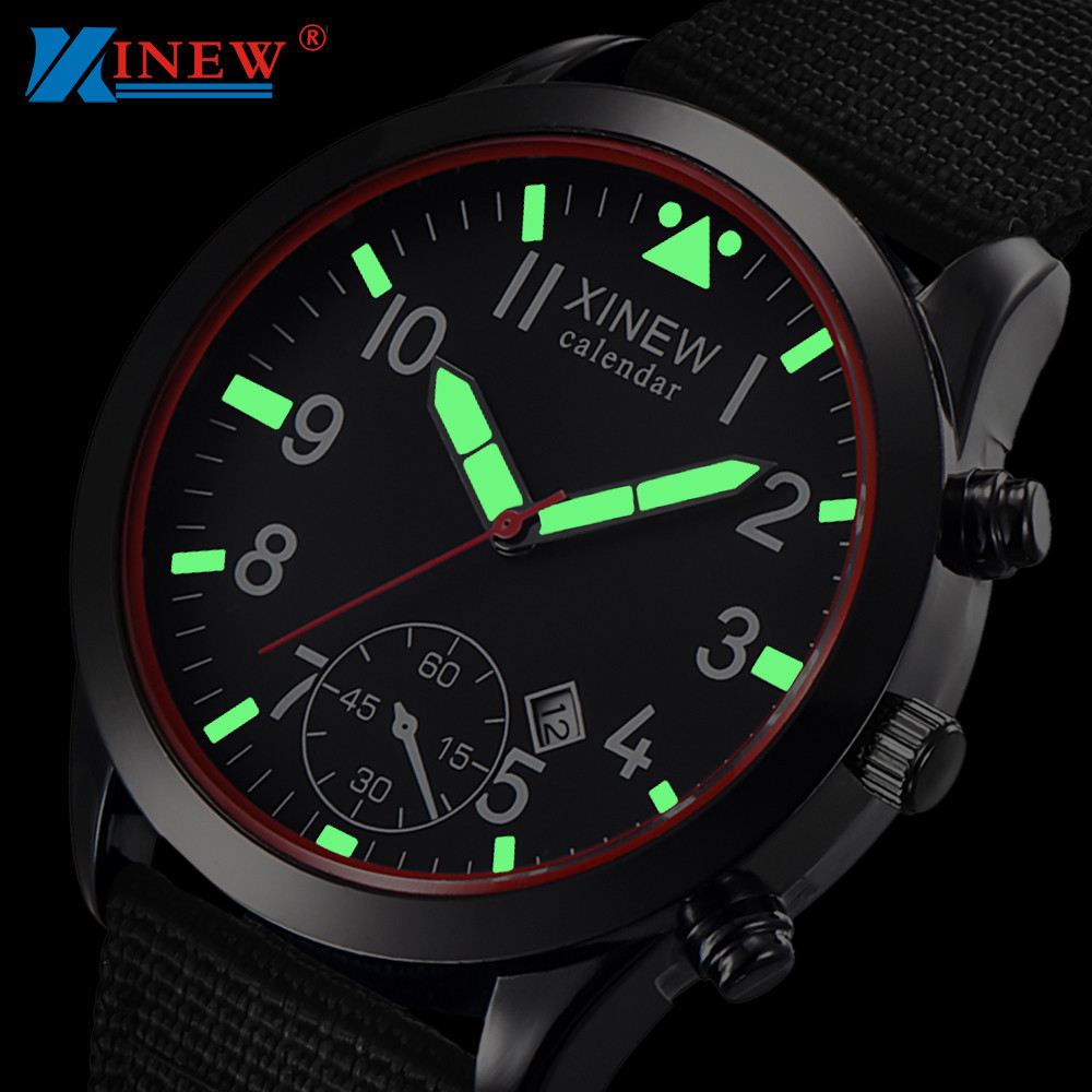 2020 XINEW Watches Men Fashion - Canvas Strap Watch reseña y precio