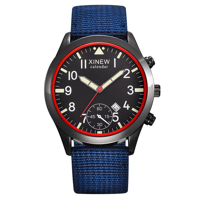 2020 XINEW Watches Men Fashion - Canvas Strap Watch reseña y precio