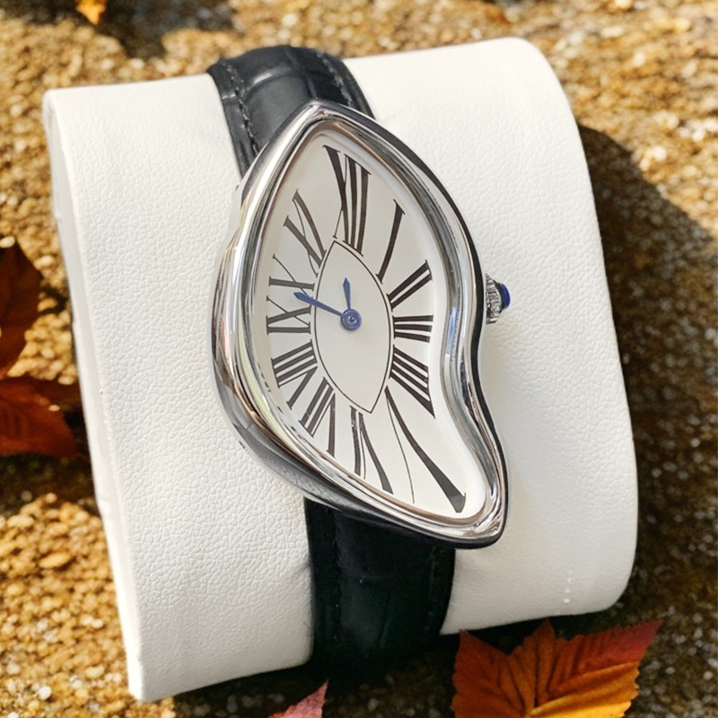 Medieval alien watches melt an - Leather Watch Band Men reseña y precio