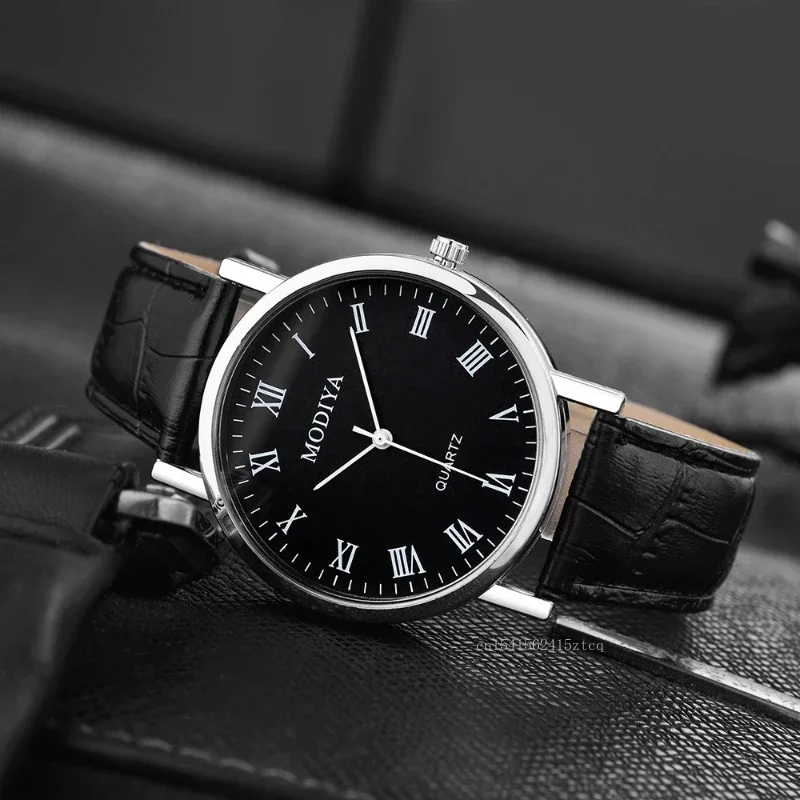 Men's Watches Business Wrist W - Leather Watch Band Men reseña y precio
