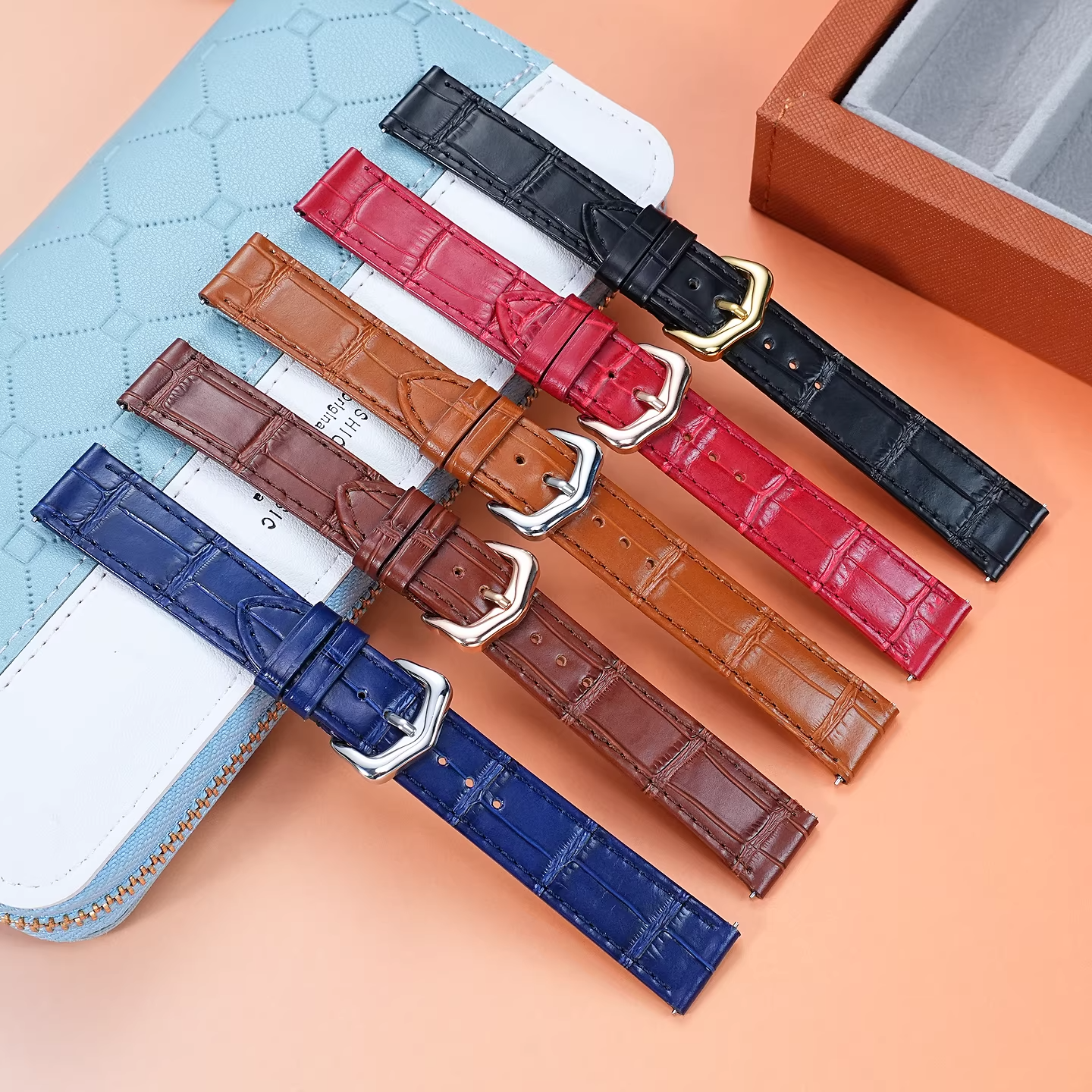 15mm 17mm 18mm 20mm Genuine Le - Leather Strap Quick Release reseña y precio