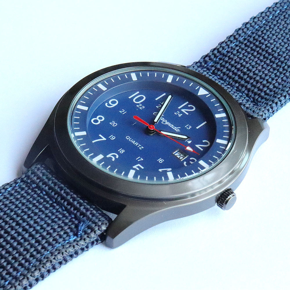 Luxury Men's Quartz Watch Spor - Canvas Strap Watch reseña y precio